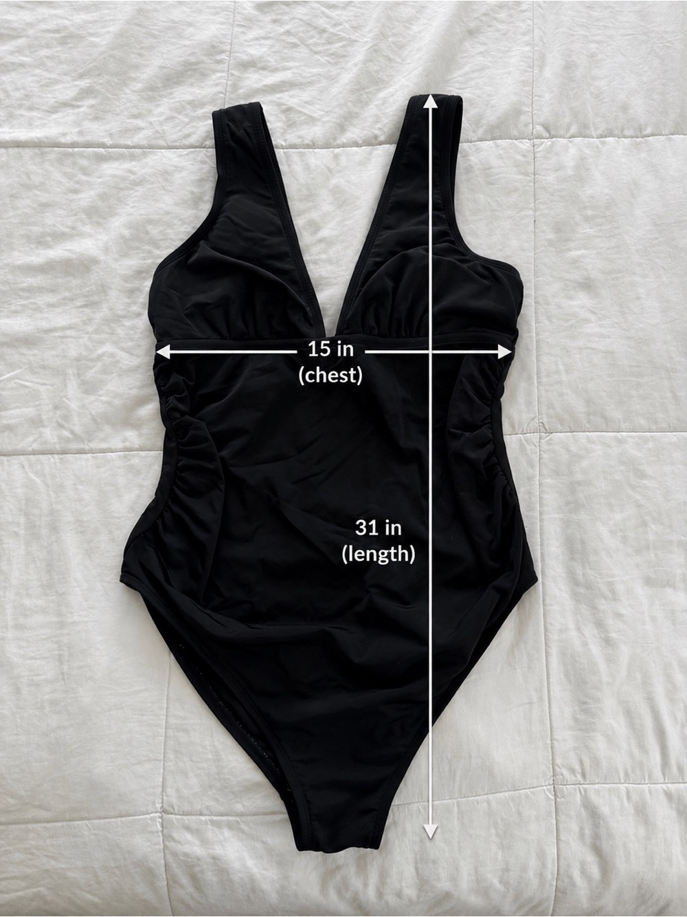 Isabel Maternity Black One-Piece Swimsuit